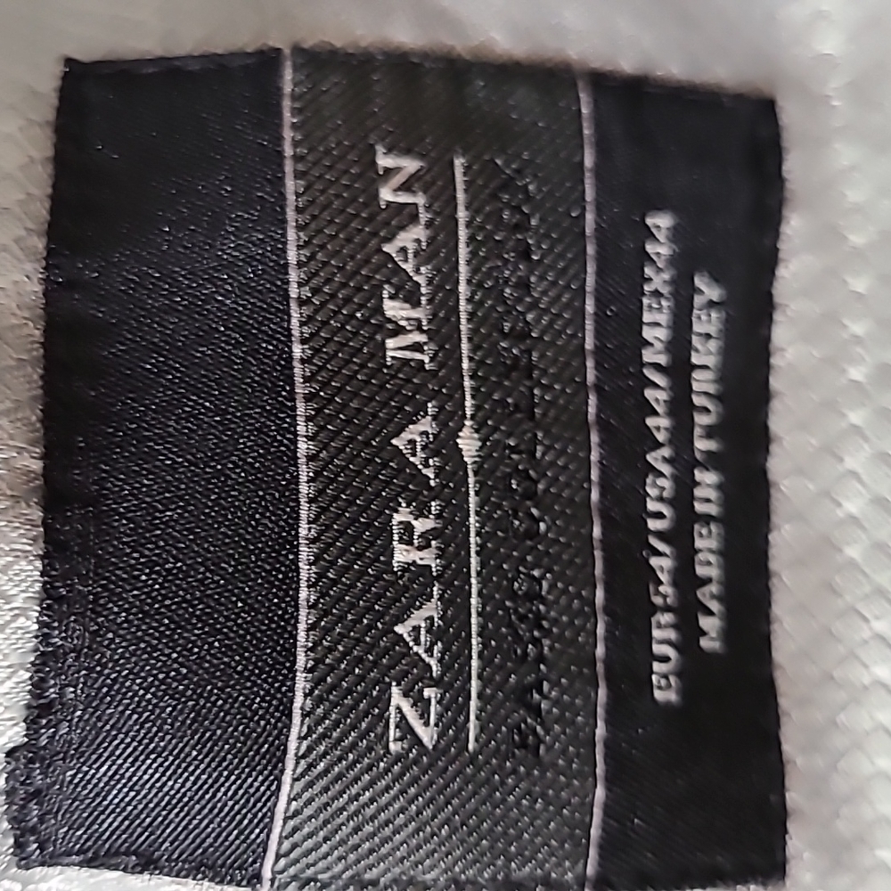 Zara Man Basic Collection Charcoal With Gray Pock… - image 5